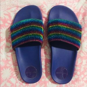 Marc Jacobs Rainbow Glitter Slides 37 / 7